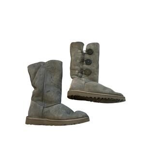 UGG Gray Button Boot 5